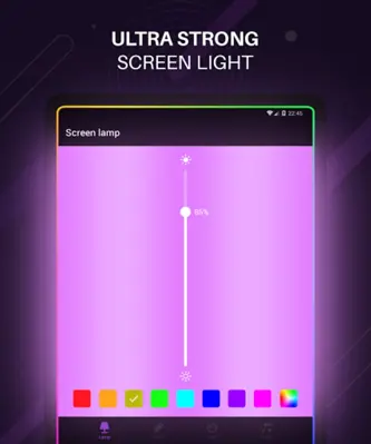 Screen Lamp & Flashlight Tool android App screenshot 4